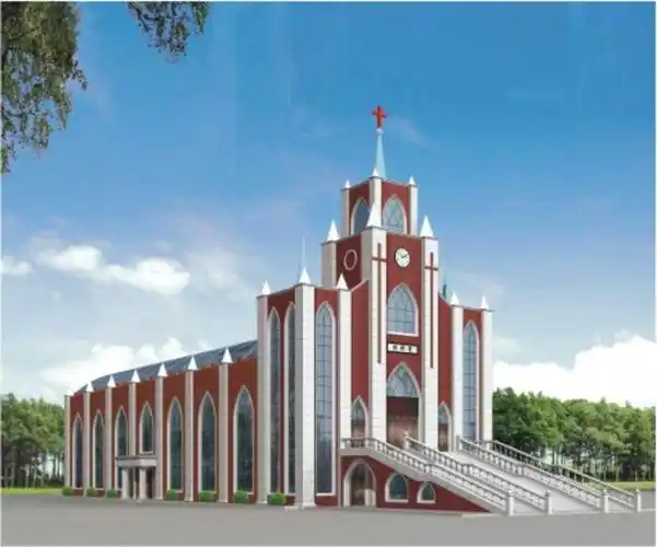 2017-12-11济南经四路基督教堂,为济南现有的八处基督教教堂之一,位于