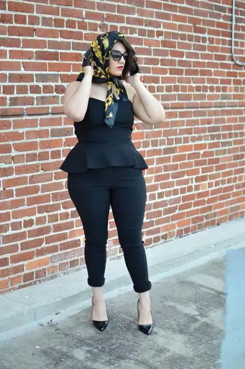 超过140斤,她这样穿照样美的犯规!