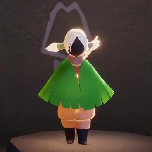 光遇绿芽斗篷穿搭