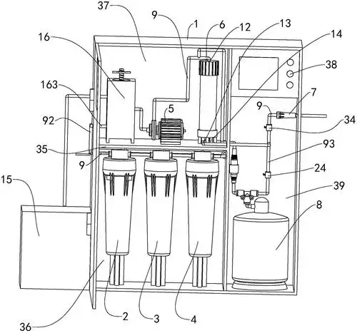 一种柜式纯水机