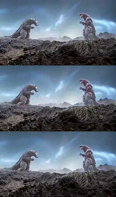 奥特曼:哥尔赞和哥莫拉深情对视,都是姓"哥"的,眼神里充满爱