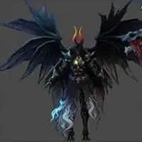 李路西法帅气图片动漫 黑暗路西法霸气图片_微信头像图片大全