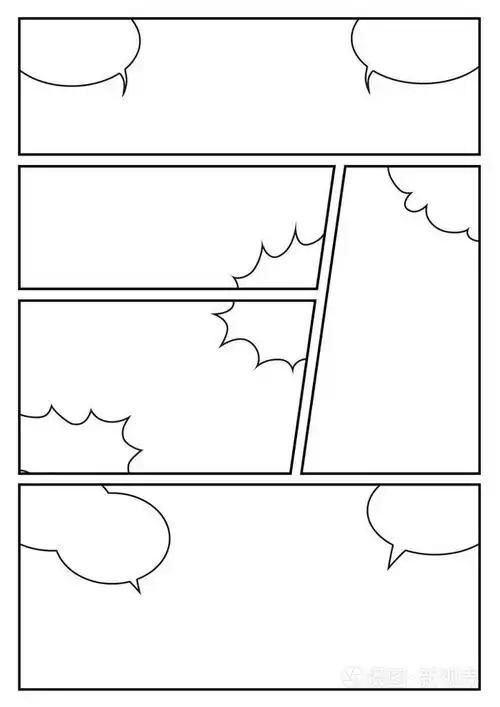 漫画故事板布局模板快速创造漫画风格纸张比例的a4设计适合打印出来