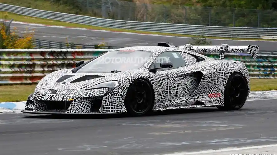 2019 mclaren p15 test mule spy shots - image via s.