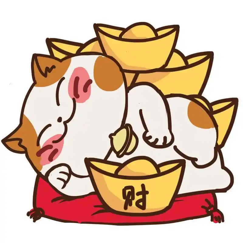 可爱招财猫卡通头像分享 画一组可爱的招财猫卡通头像,有喜欢的嘛?