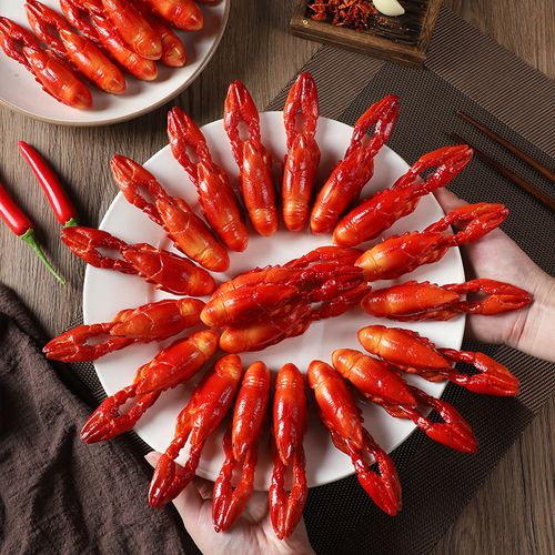 仿真小龙虾模型十三香麻辣虾食物拍摄道具夜市大排档菜品装饰摆件