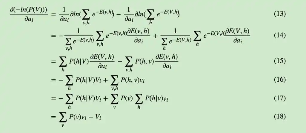 受限玻尔兹曼机(rbm)原理总结