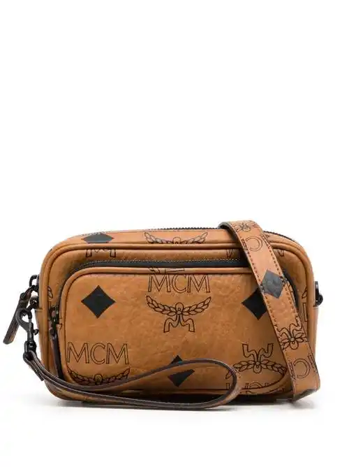 image 1 of mcm 经典logo印花迷你相机包