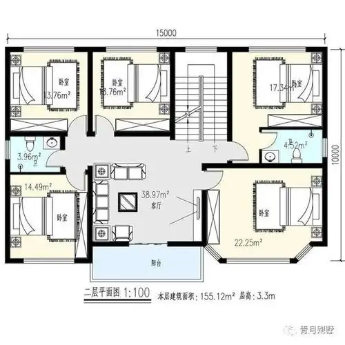 15×10米二层乡村小别墅,盛满人间烟火气息