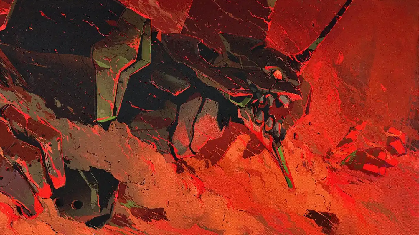 壁纸#动漫#初号机壁纸 - 抖音