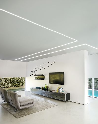 定制led灯带无边边框线条阴阳铝合金灯槽线性led灯带