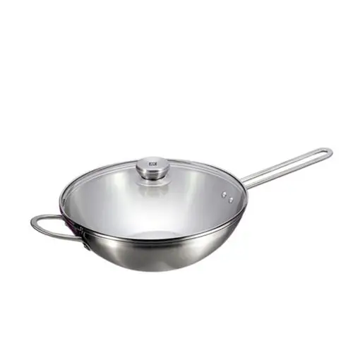 德国双立人twinnova30cm中式不锈钢炒锅不粘少油烟电磁炉通用包邮