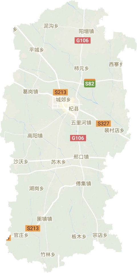 杞县高清地形地图