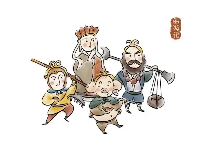 喜欢萌萌滴东西,画了呆萌的西游四人组~版权西安/学生/4年前/297浏览