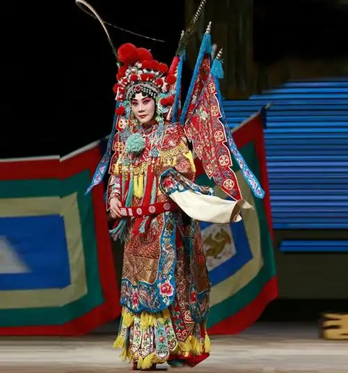 京剧穆桂英挂帅服装戏曲服装穆桂英演出服定制