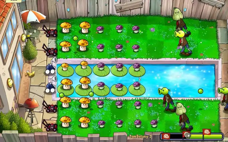 【游戏】植物大战僵尸ipad pvz hd 小游戏 zombotany2(植物僵尸2)