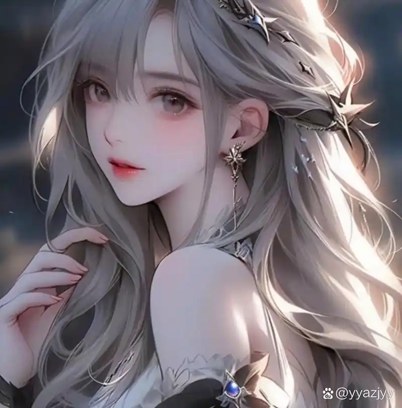 qq头像: 气质动漫美女qq头像来一波儿~喜欢长发的小仙女们,这组头像