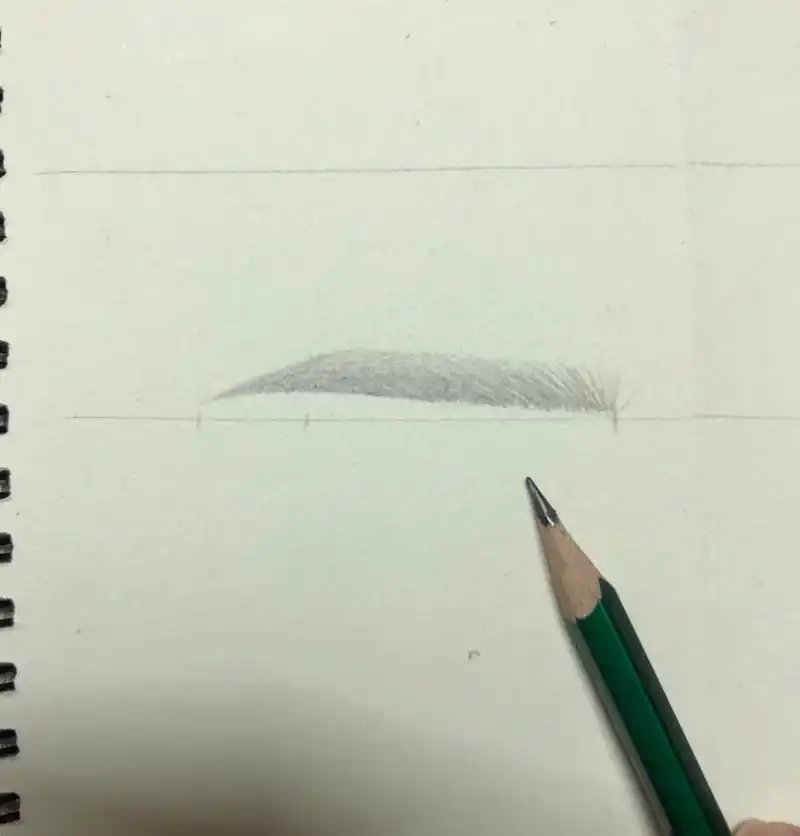 专业化妆师纸上画眉步骤出来啦97今天先教大家平眉画法.