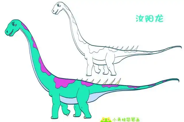 泰坦巨龙类恐龙介绍以及简笔画