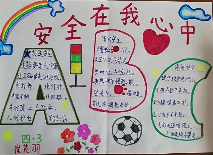 安全教育手抄报一等奖安全教育手抄报一等奖高中生