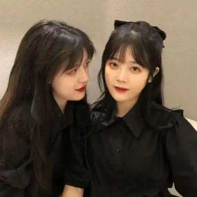 闺蜜头像超拽霸气黑色 高清冷酷霸气闺蜜头像2个人图片_闺蜜姐妹_美头