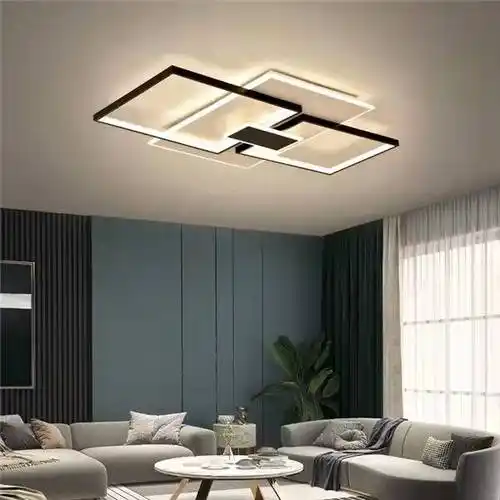 客厅灯吸顶灯灯具现代简约大气客厅大灯led轻奢客厅卧室灯具灯饰 xzh