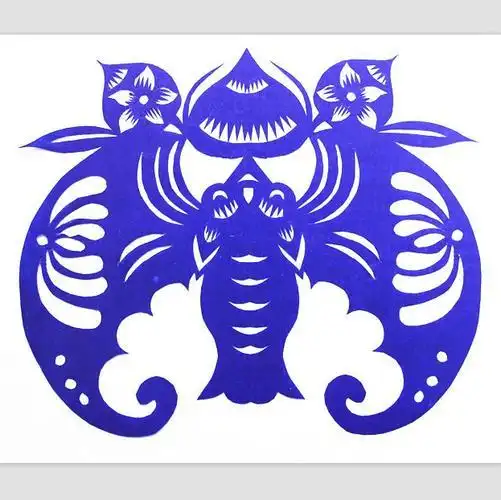 宣纸肖像动物昆虫剪纸剪纸第四篇窗花剪纸教程与蝙蝠福字窗花剪纸图案