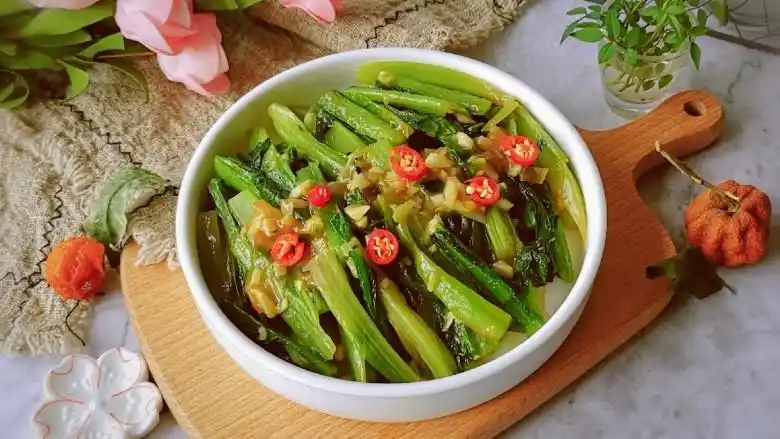 蚝油油麦菜 - 蚝油油麦菜做法,功效,食材 - 网上厨房