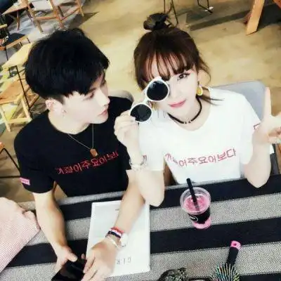 非主流时尚一对情侣专用头像