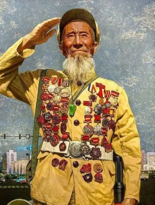 能不能给一个赞,中国老兵(敬礼)