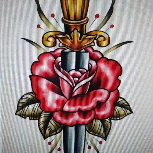 打开 19 倍速播放下载收听 打开app,完整收听 匕首玫瑰纹身图案的含义