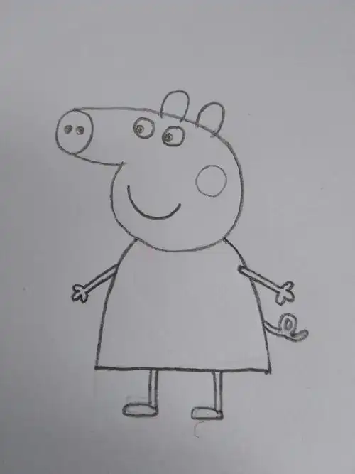 最实用的小猪佩奇绘画教程粑粑麻麻为孩子收藏起来
