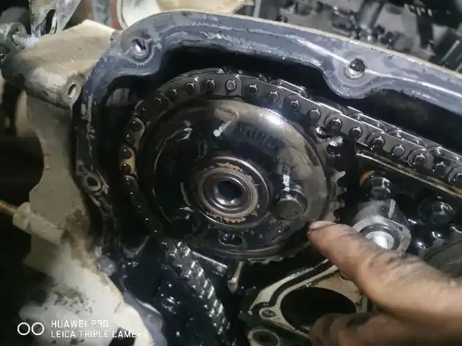 江铃域虎正时链条校对