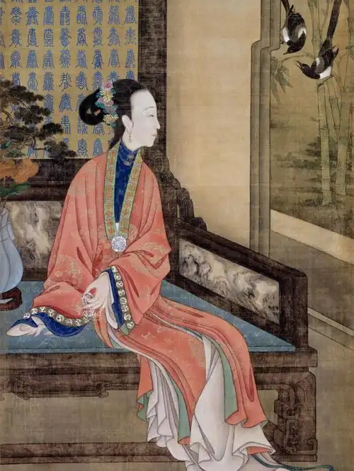 审美积累清代雍正十二美人图上