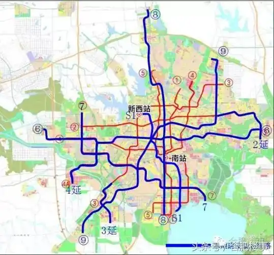 2050年合肥地铁规划出炉!包河覆盖11条,瑶海8条