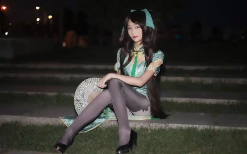 来自长腿小姐姐的孙尚香旗袍cos