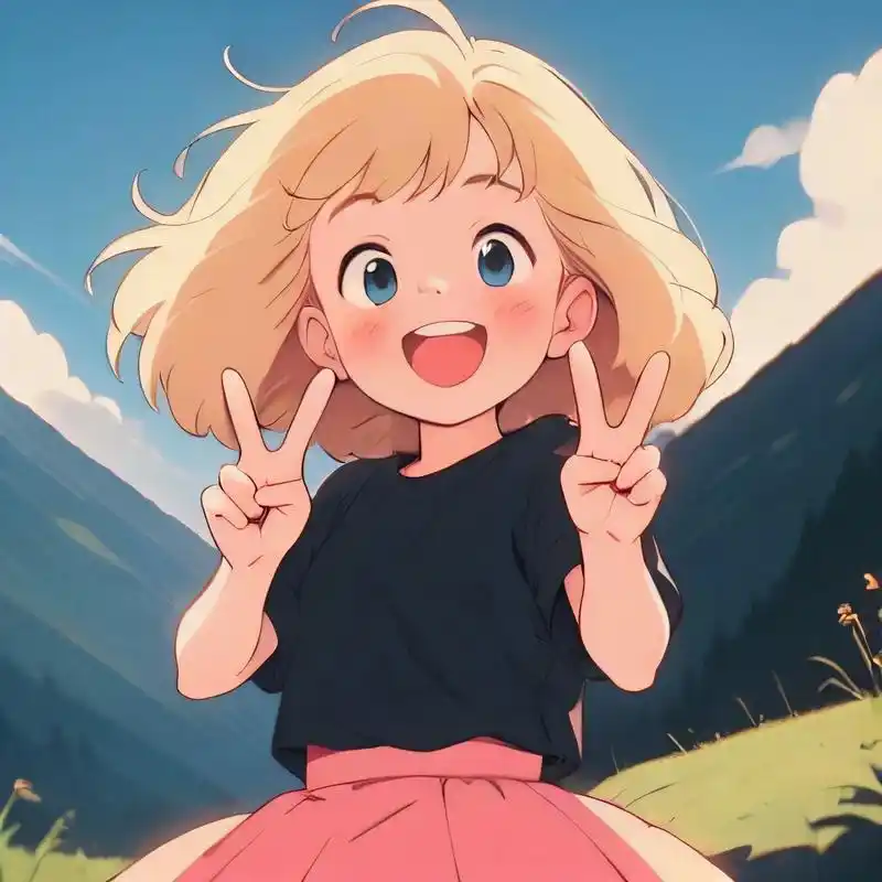 来给生活比个耶.#优质头像 #治愈系头像 #动漫女头 #治愈 - 抖音