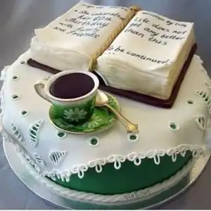 书型蛋糕:知识与美味同在