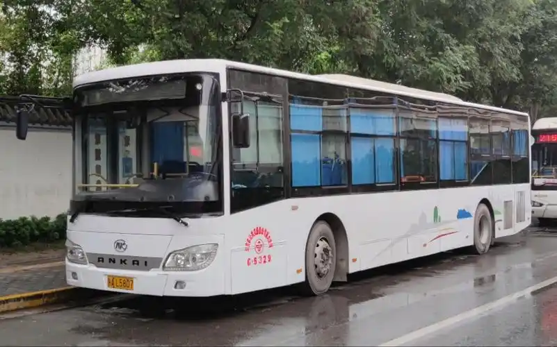 102】西安公交46路全程报站前方展望(城南客运站-辛家庙公交枢纽站)