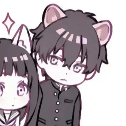 情侣头像可爱卡哇伊卡通高清图片