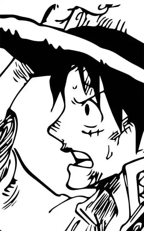 海贼王壁纸黑白路飞