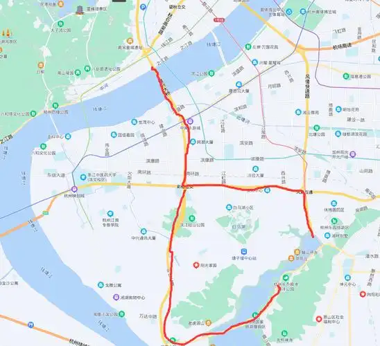 杭州西湖的"姊妹湖"——萧山湘湖,也是摩托车兜风的好地方