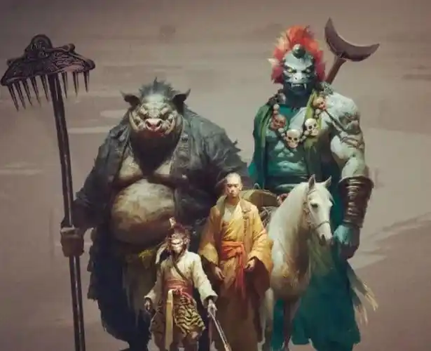 恐怖西游记原著里唐僧师徒的真实形象