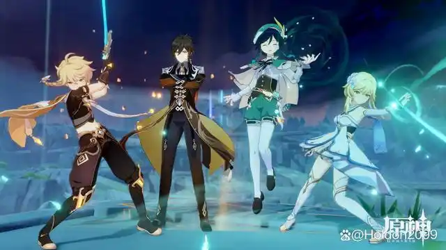 原神摄影集角色合影50张大家在一起才是最快乐的