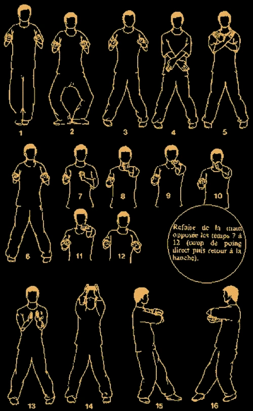 香港咏春拳图谱-沉桥