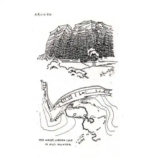 猴子水帘洞简笔画