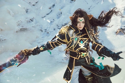 dnf史上颜值最高的男女鬼剑cp!cos超帅