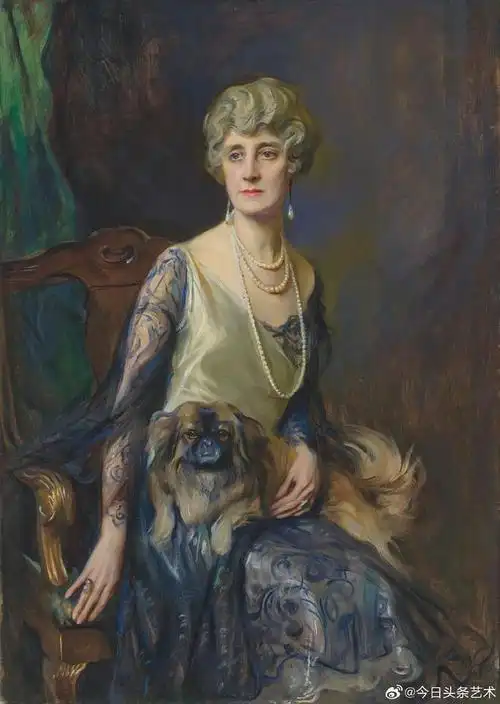 匈牙利画家菲利普·阿列克修斯·德·拉斯洛人物肖像油画