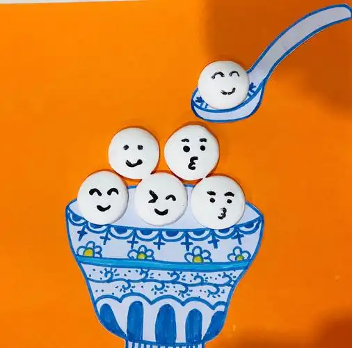 望海幼儿园托班手工活动《团团圆圆》