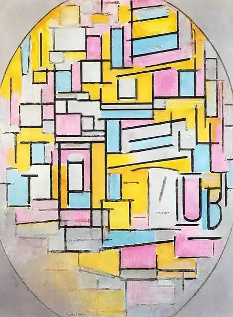 大师作品欣赏之"彼埃·蒙德里安" - 元艺考